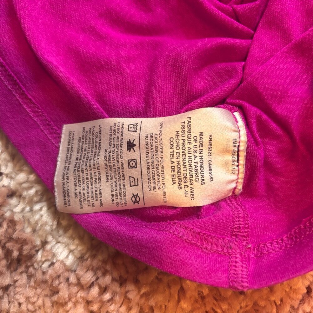Nike Women's Dri-FIT Balance Hot Pink Tank Top - Size M Athletic - Picture 5 of 6